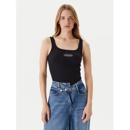 Zdjęcie Guess Jeans Top W5YP35 KA0H1 Czarny Regular Fit