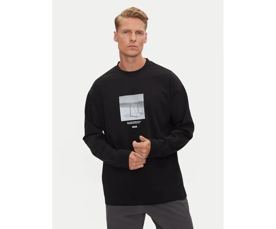 obrazek 1 BALR. Longsleeve B1111.1061.102 Czarny Regular Fit