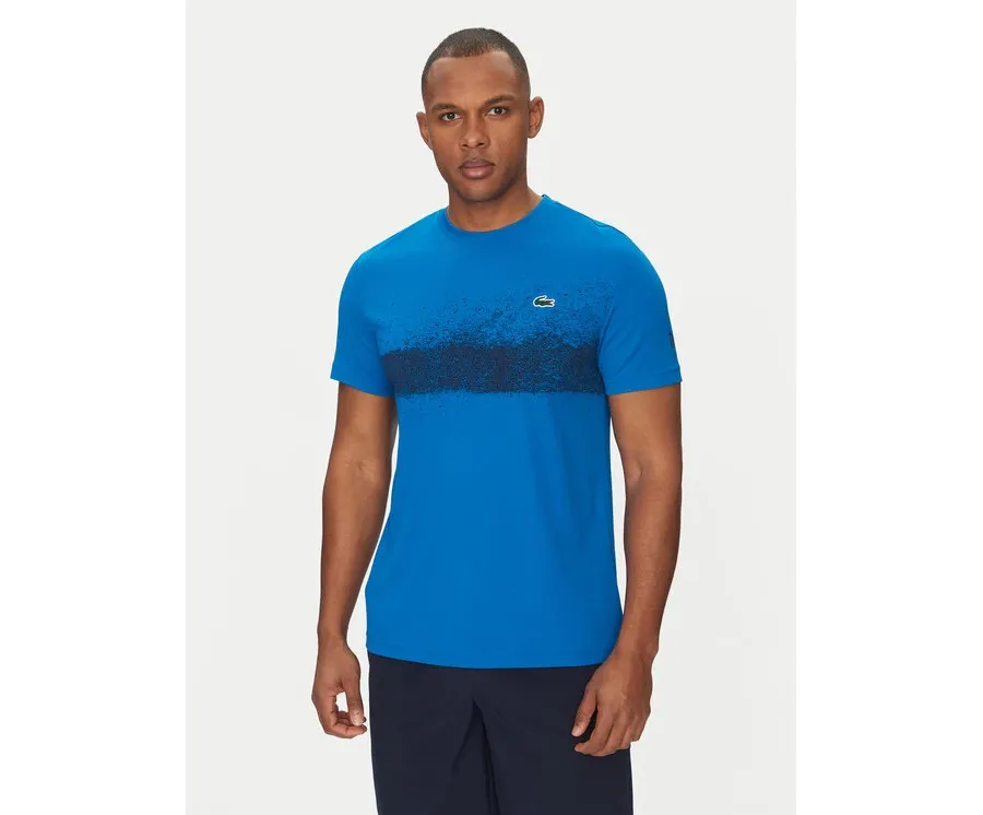 obrazek 1 Lacoste T-Shirt TH8986 Niebieski Regular Fit