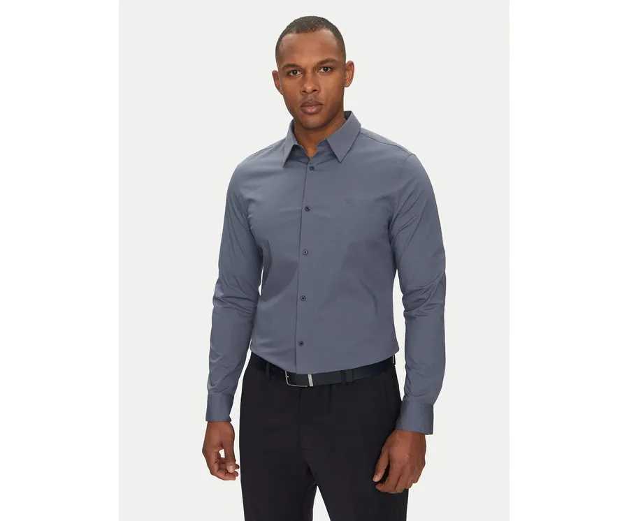 obrazek 1 Calvin Klein Koszula LV04LB145G Niebieski Slim Fit