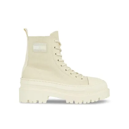 Zdjęcie Tommy Hilfiger Botki Tjw Foxing Canvas Boot EN0EN02216 Beżowy