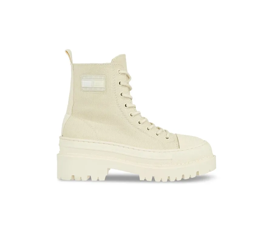 obrazek 1 Tommy Hilfiger Botki Tjw Foxing Canvas Boot EN0EN02216 Beżowy
