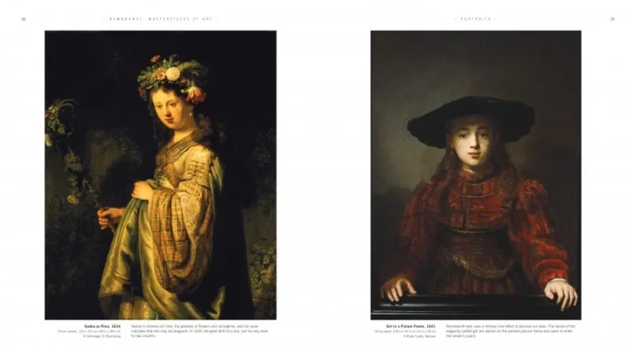 obrazek 3 Książka Rembrandt van Rijn - Arcydzieła sztuki - Flame Tree Publishing