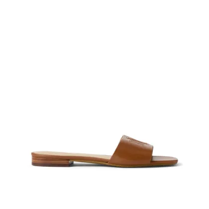Zdjęcie LAUREN RALPH LAUREN Klapki 802959142002 Brązowy