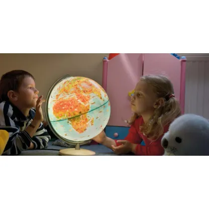 Picture Illuminated educational globe for children