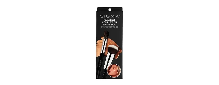 obrazek 1 Sigma Beauty Flawless Complexion Brush Duo Zestaw pędzli 1 szt.