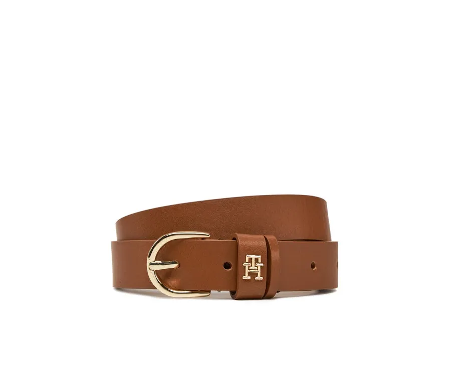 obrazek 1 Tommy Hilfiger Pasek Damski Essential Effortless 2.5 AW0AW16836 Brązowy