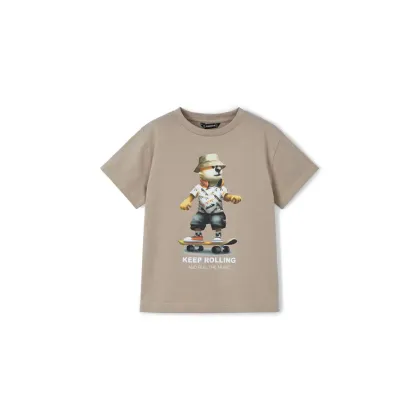 Zdjęcie Mayoral T-Shirt 3041 Beżowy Regular Fit