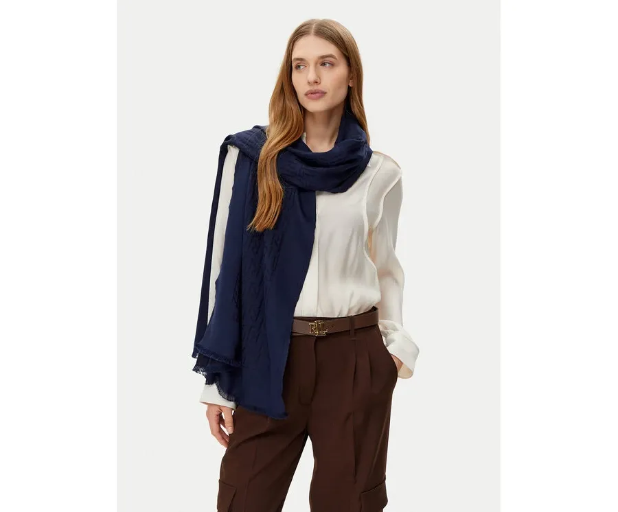 obrazek 1 LAUREN RALPH LAUREN Szal 454937219001 Granatowy
