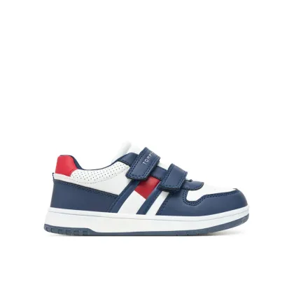 Zdjęcie Tommy Hilfiger Sneakersy Flag Low Cut Velcro Sneaker T1X9-33841-1355X S Granatowy