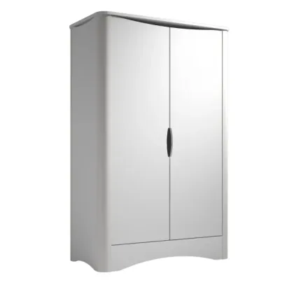 Zdjęcie Biała dwudrzwiowa profilowana szafa FUSION - Mathy by Bols