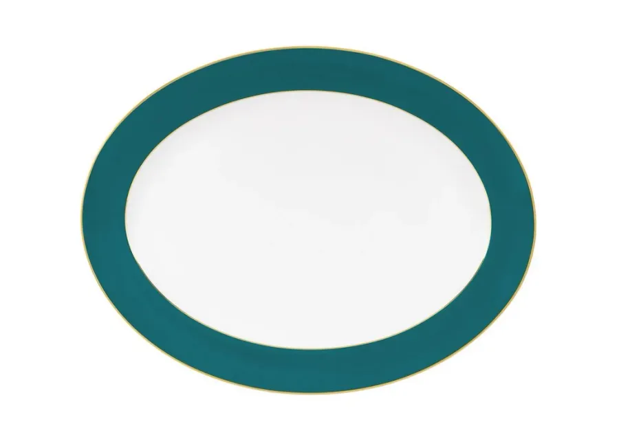 obrazek 1 Fantastyczny talerz owalny z porcelany do jadalni