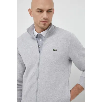 Zdjęcie Lacoste bluza męska kolor szary gładka SH9622-031