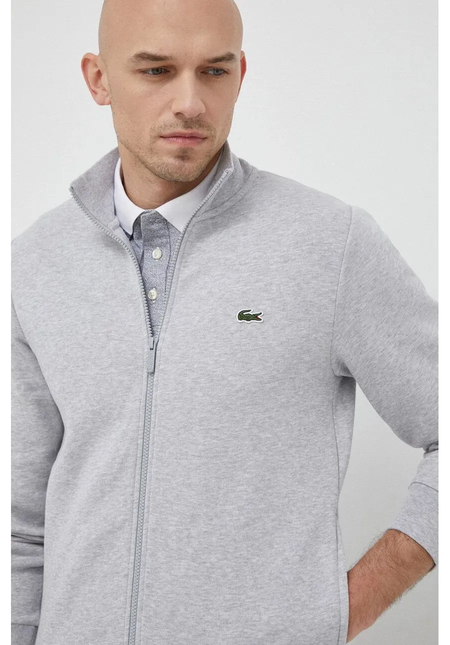 obrazek 1 Lacoste bluza męska kolor szary gładka SH9622-031