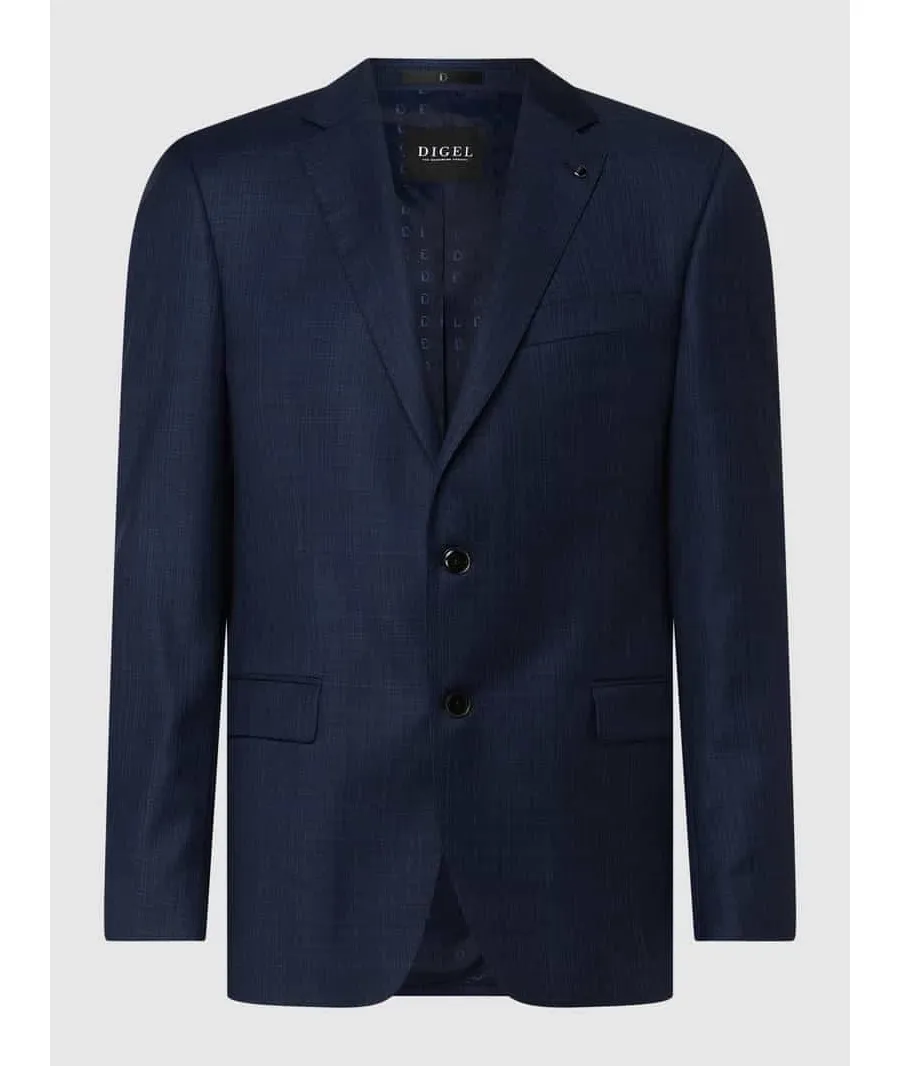 obrazek 1 Spodnie do garnituru o kroju modern fit z żywej wełny model ‘Per’