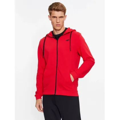 Zdjęcie 4F Bluza 4FAW23TSWSM695 Czerwony Regular Fit