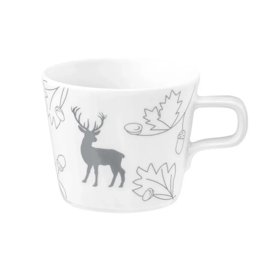 obrazek 1 Porcelanowa filiżanka do cappuccino lub herbaty zdobiona nowoczesnym wzorem - Seltmann Weiden