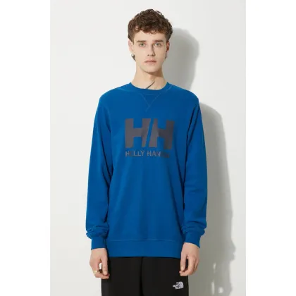 Zdjęcie Helly Hansen bluza bawełniana męska kolor niebieski 34000