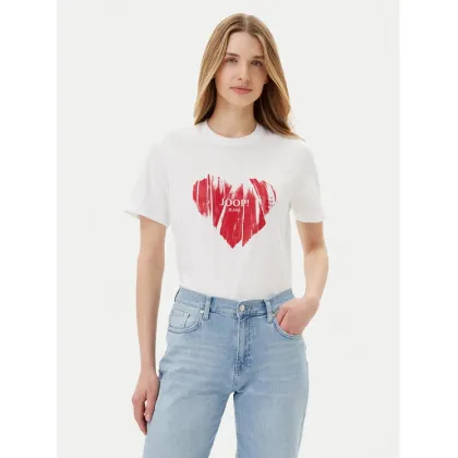 Zdjęcie JOOP! Jeans T-Shirt Tessa 30046948 Biały Regular Fit