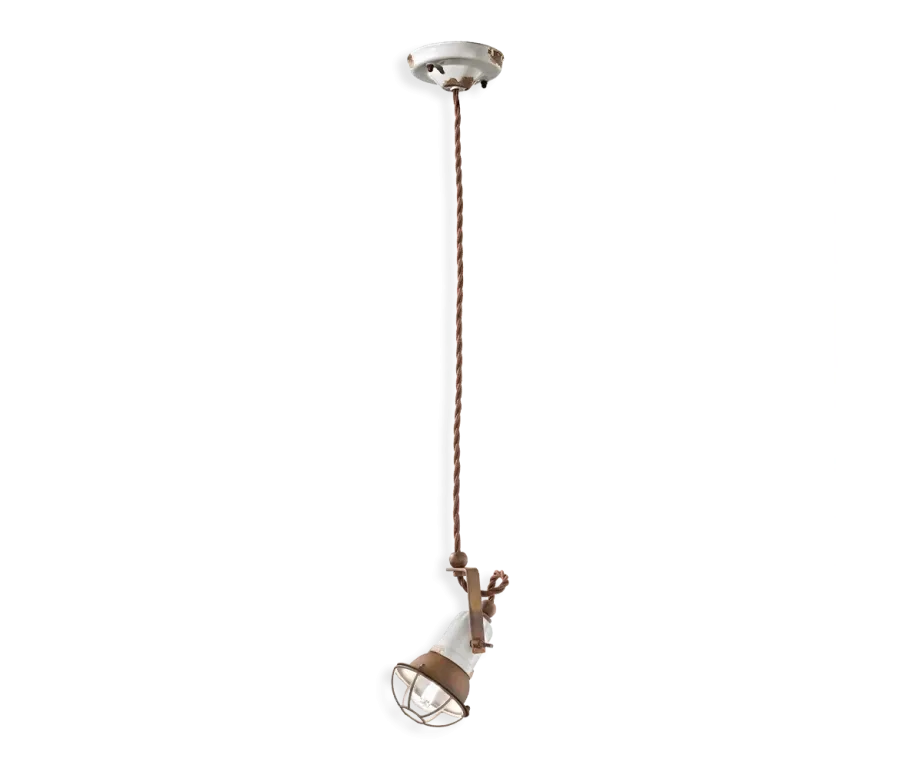 obrazek 1 Włoska pojedyncza lampa wisząca Loft w stylu retro