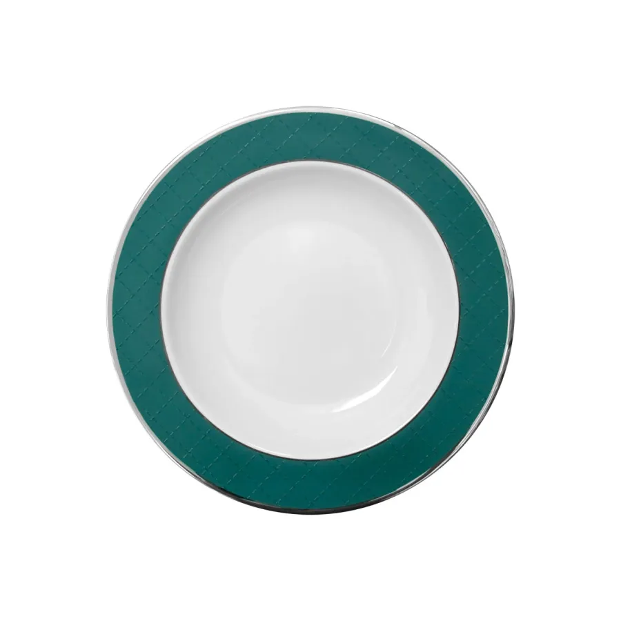 obrazek 6 Piękny komplet zastawy stołowej z porcelany dla 12 osobowej rodziny - Porcel