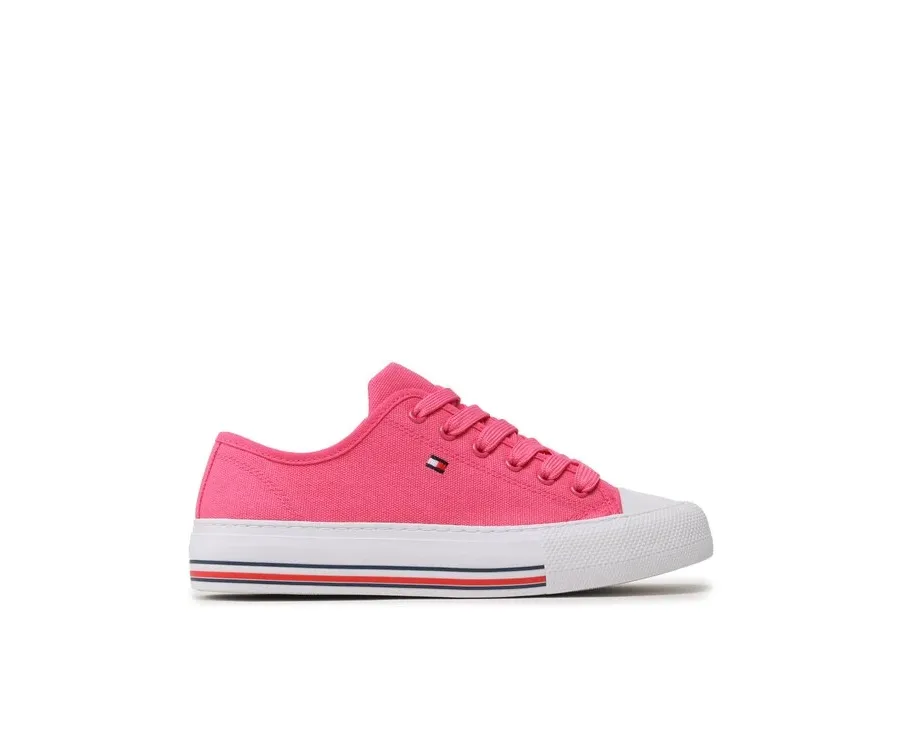 obrazek 1 Tommy Hilfiger Trampki Low Cut Lace-Up T3A9-32677-0890313 S Różowy