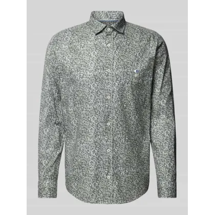 Zdjęcie Koszula biznesowa o kroju slim fit z kołnierzykiem typu kent