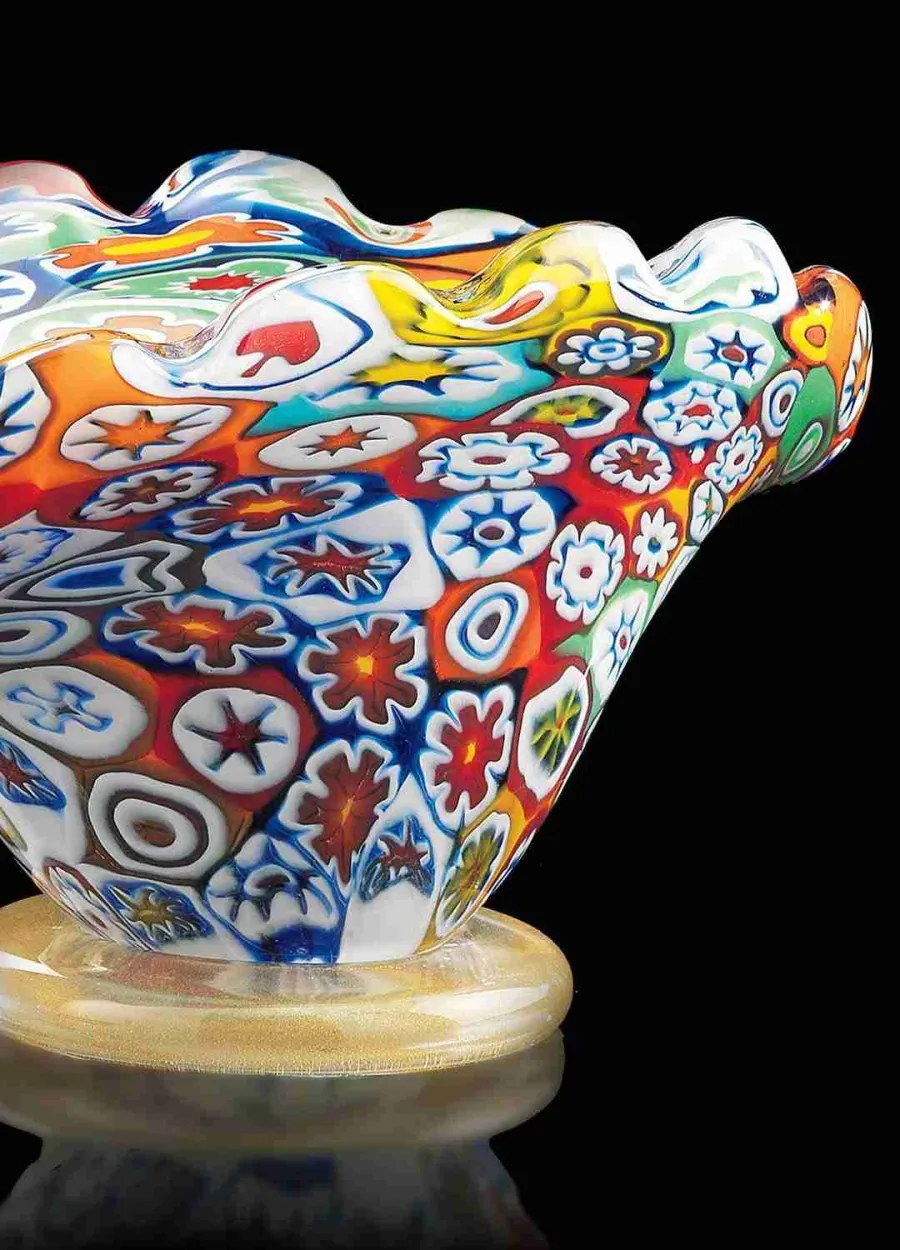 obrazek 2 Designerski wazon Murrine ze szkła Murano