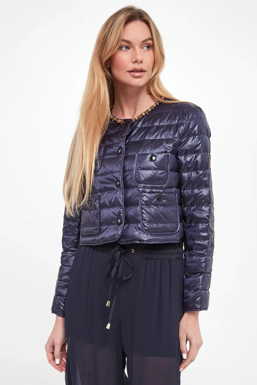 obrazek 1 Kurtka damska pikowana ERMANNO FIRENZE Ermanno Firenze