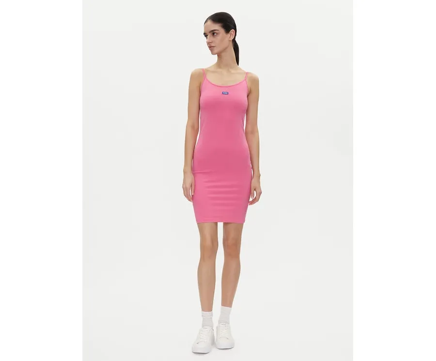 obrazek 1 HUGO Sukienka codzienna Narya 50538896 Różowy Slim Fit