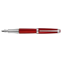 Picture Exclusive red Leman Rouge Carmin fountain pen - Caran d'Ache