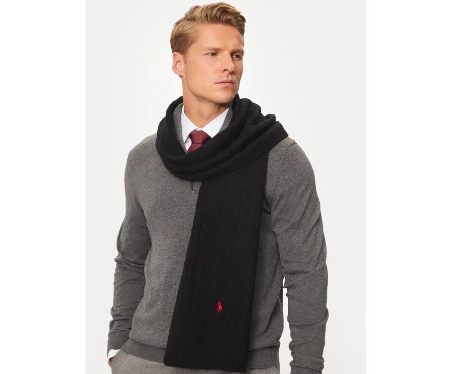 obrazek 1 Polo Ralph Lauren Szalik 449959345001 Czarny