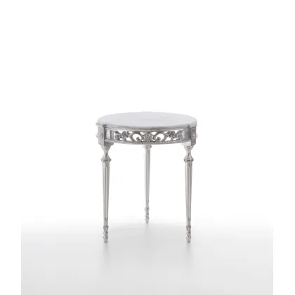 Zdjęcie Klasyczny wysoki okrągły stolik do salonu