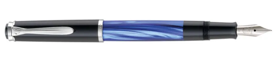 obrazek 2 Piękne pióro wieczne z serii Classic M205 Blue-Marbled