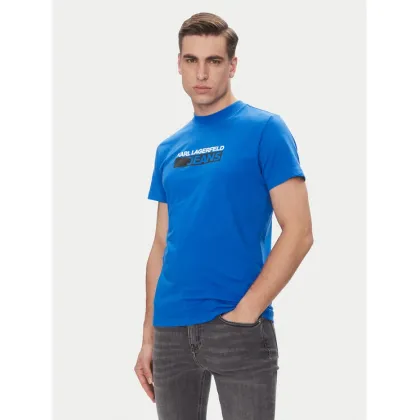 Zdjęcie KARL LAGERFELD T-Shirt A2M17074 Niebieski Regular Fit