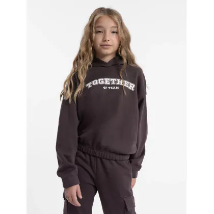 Zdjęcie 4F Bluza 4FJAW23TSWSF639 Fioletowy Regular Fit