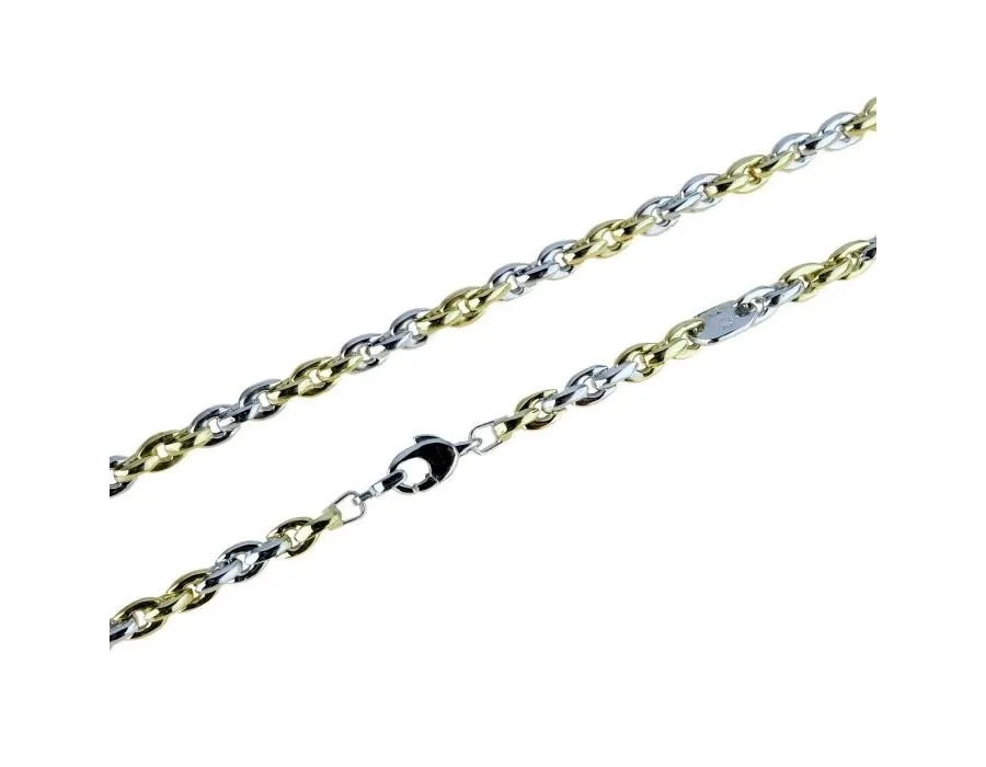 obrazek 1 Solidny skręcony łańcuszek o długości 50 cm