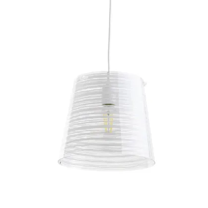 Zdjęcie Lampa wisząca z kloszem w formie ściętego stożka