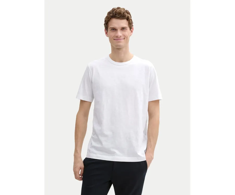 obrazek 1 Tom Tailor T-Shirt 1045627 Biały Regular Fit