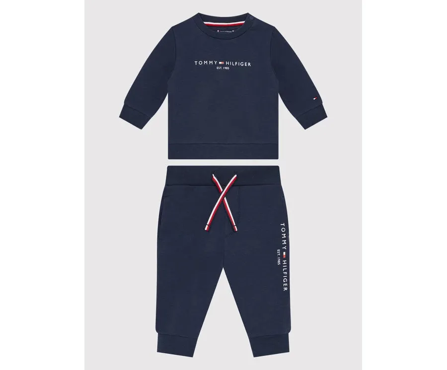 obrazek 1 Tommy Hilfiger Dres Baby Essential KN0KN01485 Granatowy Regular Fit