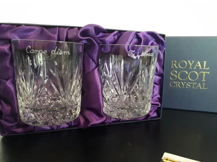 picture 2 Royal Scot Crystal Whisky Tumblers Highland 2 p.