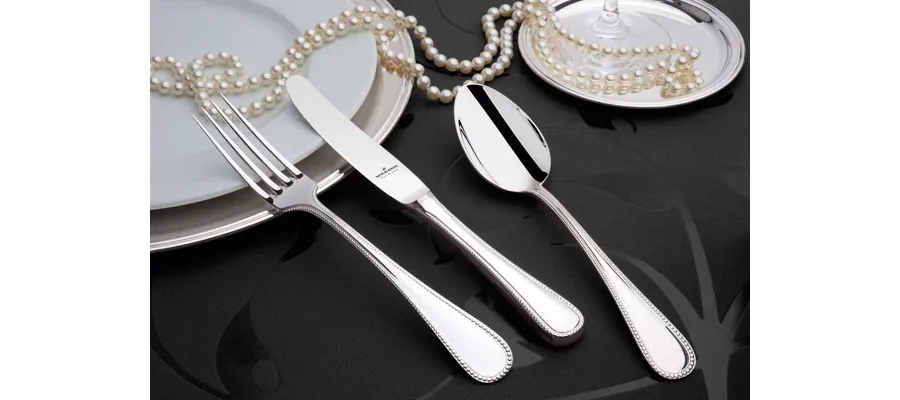 picture 1 Silver Cutlery set - Perlstab Louis XVI