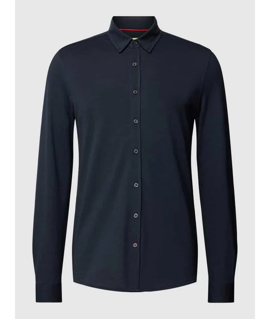 obrazek 1 Koszula casualowa o kroju regular fit z fakturowanym wzorem