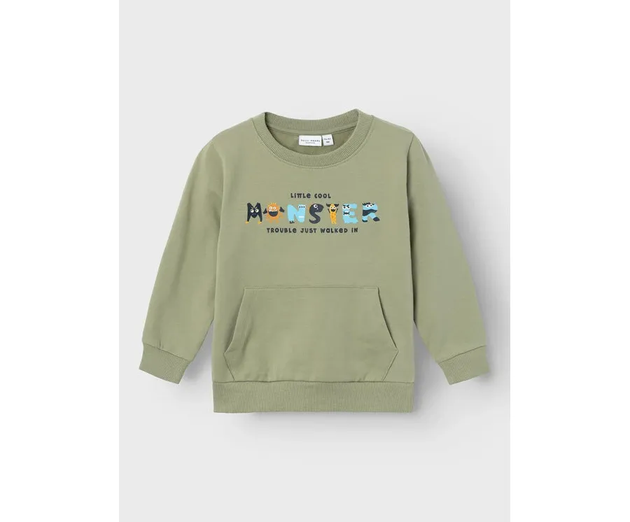 obrazek 1 NAME IT Bluza 13220395 Zielony Regular Fit