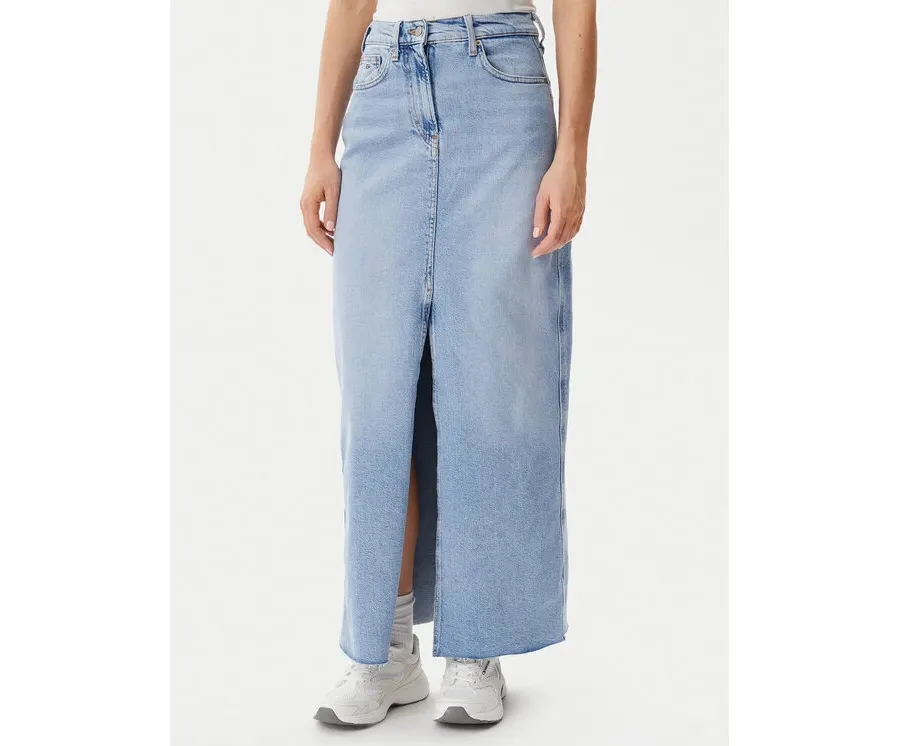 obrazek 1 Tommy Jeans Spódnica jeansowa Claire DW0DW20581 Niebieski Regular Fit