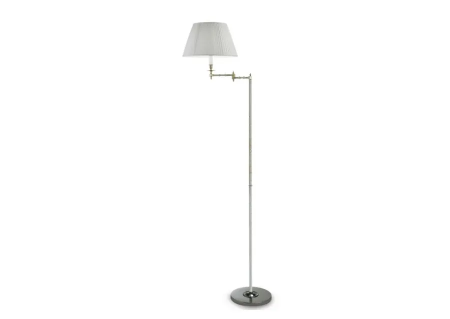 picture 1 Incredible floor lamp with silver leaf decoration