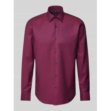 Zdjęcie Koszula biznesowa o kroju regular fit z listwą guzikową