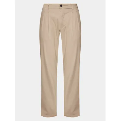 Zdjęcie Lindbergh Spodnie materiałowe 30-003108 Beżowy Wide Fit