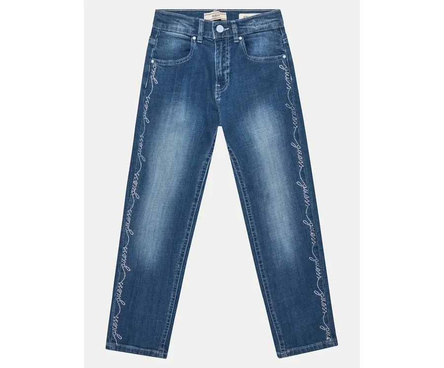 obrazek 1 Guess Jeansy J5RA02 D52Z0 Niebieski Regular Fit