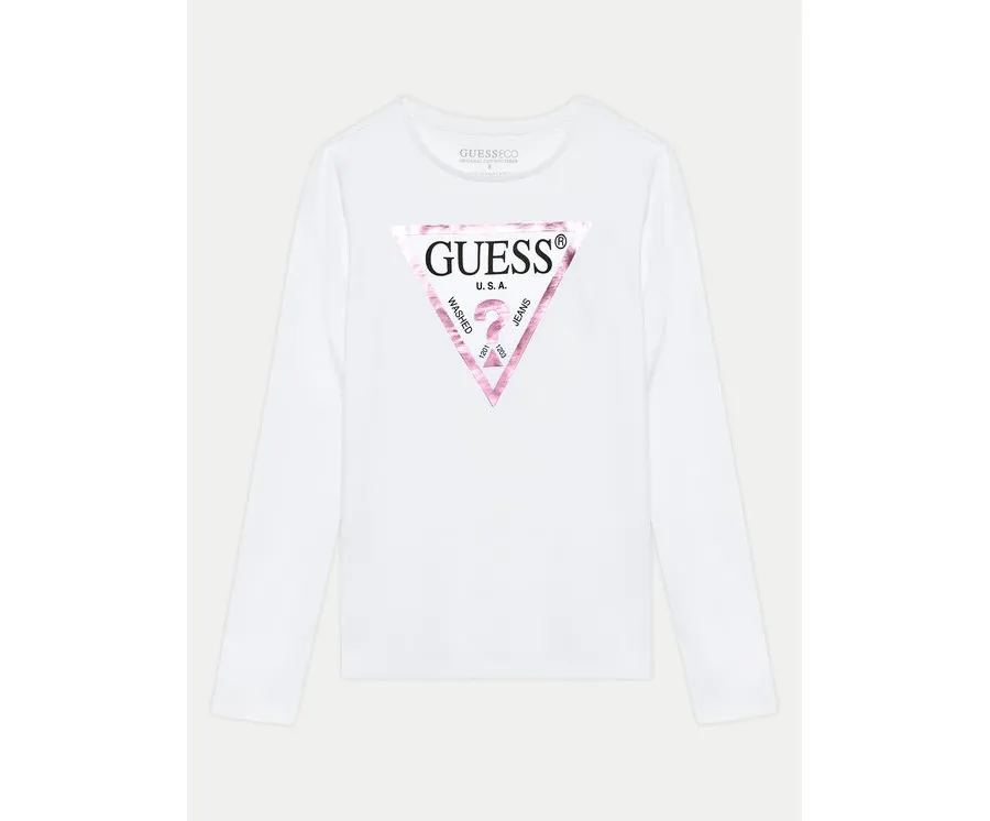 obrazek 1 Guess Bluzka J84I36 K8HM0 Biały Regular Fit